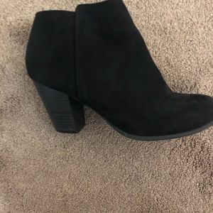 Black ankle boots
